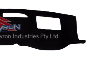 Shevron Dash Mat Suit Landcruiser 300 Series Black With Heads Up Display DM1635D