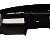 Dash Mat For Mercedes Sprinter 04/2019 On Black With Centre Lid And Two Pockets