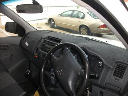 Dash Mat Black To Suit Toyota Hilux 2005 - 2015