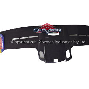Black protective guard with 'Shevron' branding on a white background