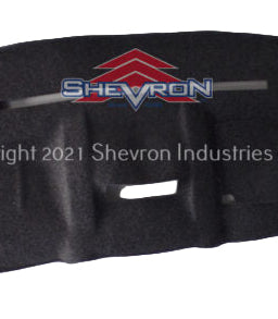 Black Dash Mat Suit Citroen Berlingo L Series May 2009 to 2018 Shevron DM1132