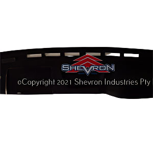 Black protective cover with Chevron logo on a white background