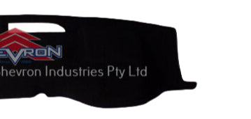 Shevron Dash Mat Suit Landcruiser 300 Series Black Without Heads Up Display DM1635