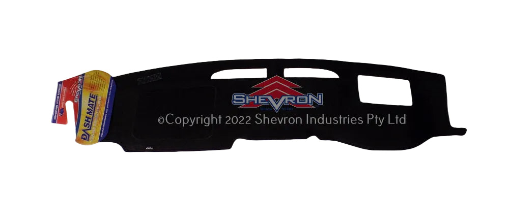 Shevron Dash Mat Suit Landcruiser 300 Series Black With Heads Up Display DM1635D
