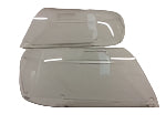 Headlight Covers Suit Mitsubishi Pajero NM NP Models 2002-2006 Australian Made Lifetime Guarantee