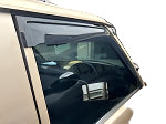 Slimline Dark Tint Weathershields Front Only Pair Suit Nissan Patrol GQ Ute With Manual Mirrors