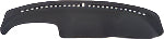 Black car dashboard cover with a textured pattern