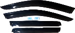 Set of car sunshades on a white background