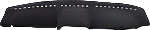 Black car dashboard cover with a textured pattern